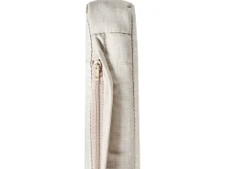 Beliani Lettino Prendisole con Cuscino AMANTEA PREMIUM II Legno d'acacia Beige chiaro Beige Marrone