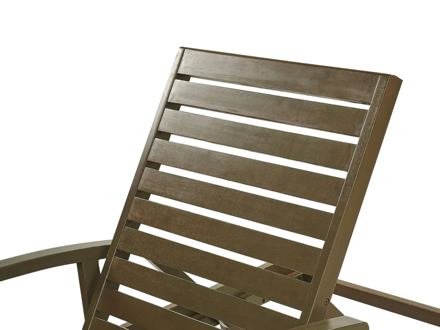 Outlet Beliani Lettino Prendisole con Cuscino AMANTEA PREMIUM II Legno d'acacia Rosso Rosso Marrone