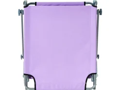 Best Beliani Lettino Prendisole FOLIGNO Metallo Viola Argento Viola