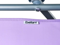 Best Beliani Lettino Prendisole FOLIGNO Metallo Viola Argento Viola