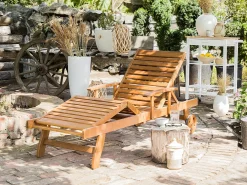 Clearance Beliani JAVA Legno d'acacia chiaro Marrone