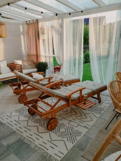 Clearance Beliani JAVA Legno d'acacia chiaro Marrone