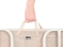 Best Beliani Lettino Prendisole KASTORIA Metallo Beige Bianco Beige