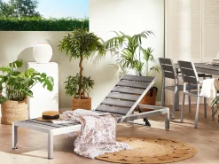 Clearance Beliani NARDO Metallo Grigio Argento Grigio