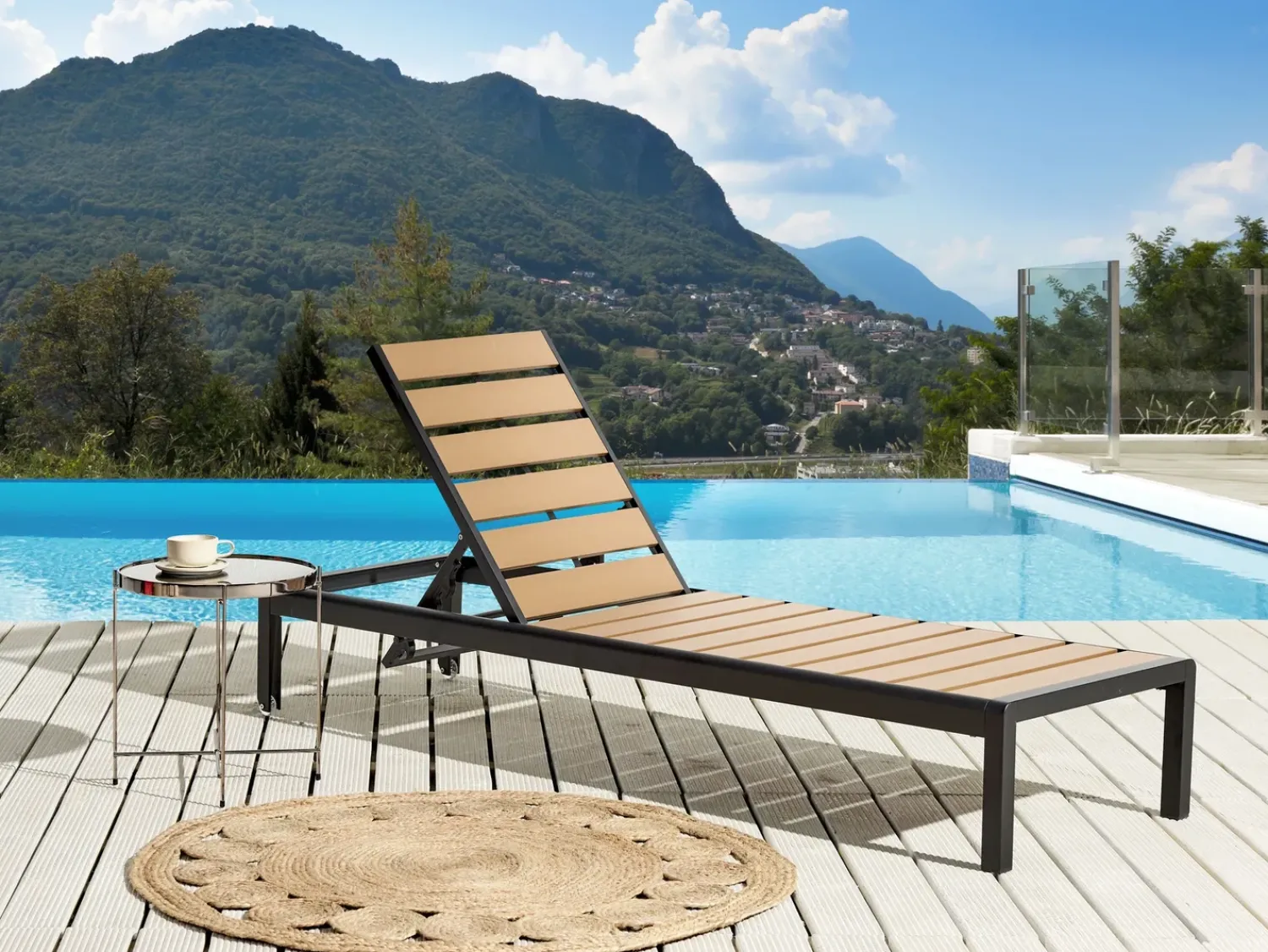 Clearance Beliani NARDO Metallo Marrone/Nero Marrone Nero