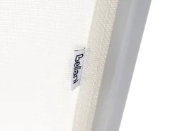 Outlet Beliani Lettino Prendisole NOLI Metallo Bianco Bianco Argento