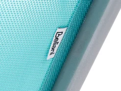 Outlet Beliani Lettino Prendisole NOLI Metallo Blu Blu Argento