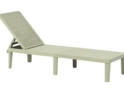 New Beliani Lettino Prendisole OSSIMO Materiale sintetico chiaro Verde