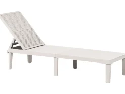 Best Beliani Lettino Prendisole OSSIMO Materiale sintetico chiaro Grigio