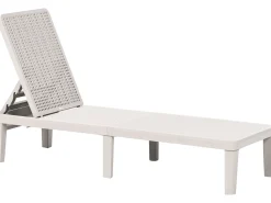 Best Beliani Lettino Prendisole OSSIMO Materiale sintetico chiaro Grigio