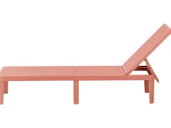 Best Beliani Lettino Prendisole OSSIMO Materiale sintetico Rosso