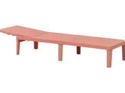 Best Beliani Lettino Prendisole OSSIMO Materiale sintetico Rosso