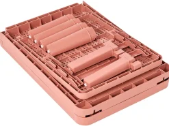 Best Beliani Lettino Prendisole OSSIMO Materiale sintetico Rosso