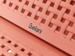 Best Beliani Lettino Prendisole OSSIMO Materiale sintetico Rosso