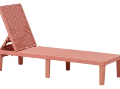 Best Beliani Lettino Prendisole OSSIMO Materiale sintetico Rosso