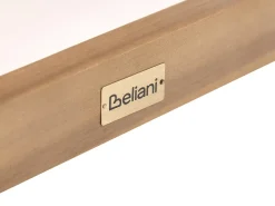 Best Beliani Lettino Prendisole PEDESINA Legno d'acacia Beige Beige Marrone