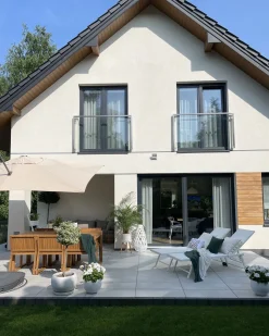 New Beliani Lettino Prendisole PORTOFINO Metallo Bianco