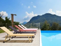Online Beliani Lettino Prendisole PORTOFINO Metallo Giallo