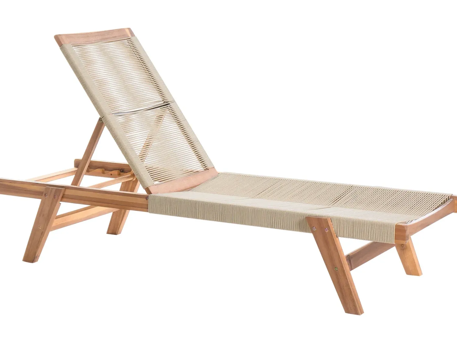 Outlet Beliani PROSSEDI Legno d'acacia Beige Beige Marrone