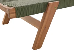 Best Beliani PROSSEDI Legno d'acacia Verde Marrone Verde
