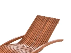 Clearance Beliani Lettino Prendisole TANARO Legno di larice Marrone