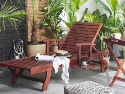 New Beliani TOSCANA Legno d'acacia scuro Marrone
