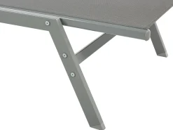 Best Beliani Lettino Prendisole VERNAZZA Metallo Grigio