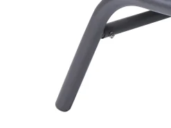 Outlet Beliani Lettino Prendisole VOLTERRA Metallo Grigio