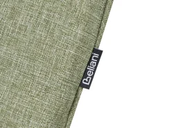 Beliani Lettino Prendisole VOLTERRA Metallo Verde Verde Grigio