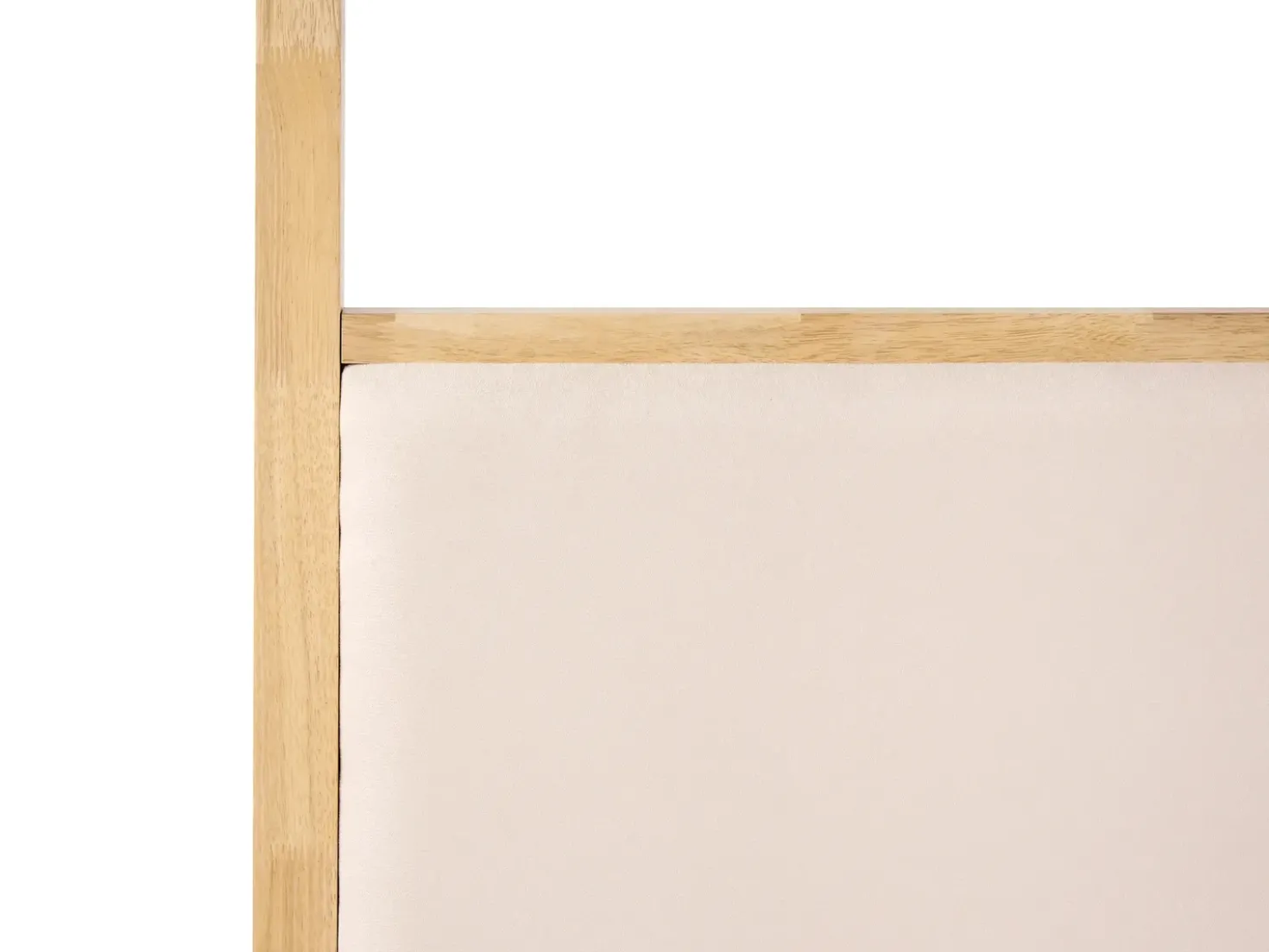 Letto a baldacchino Legno HAILLICOURT 180 x 200 cm Marrone chiaro