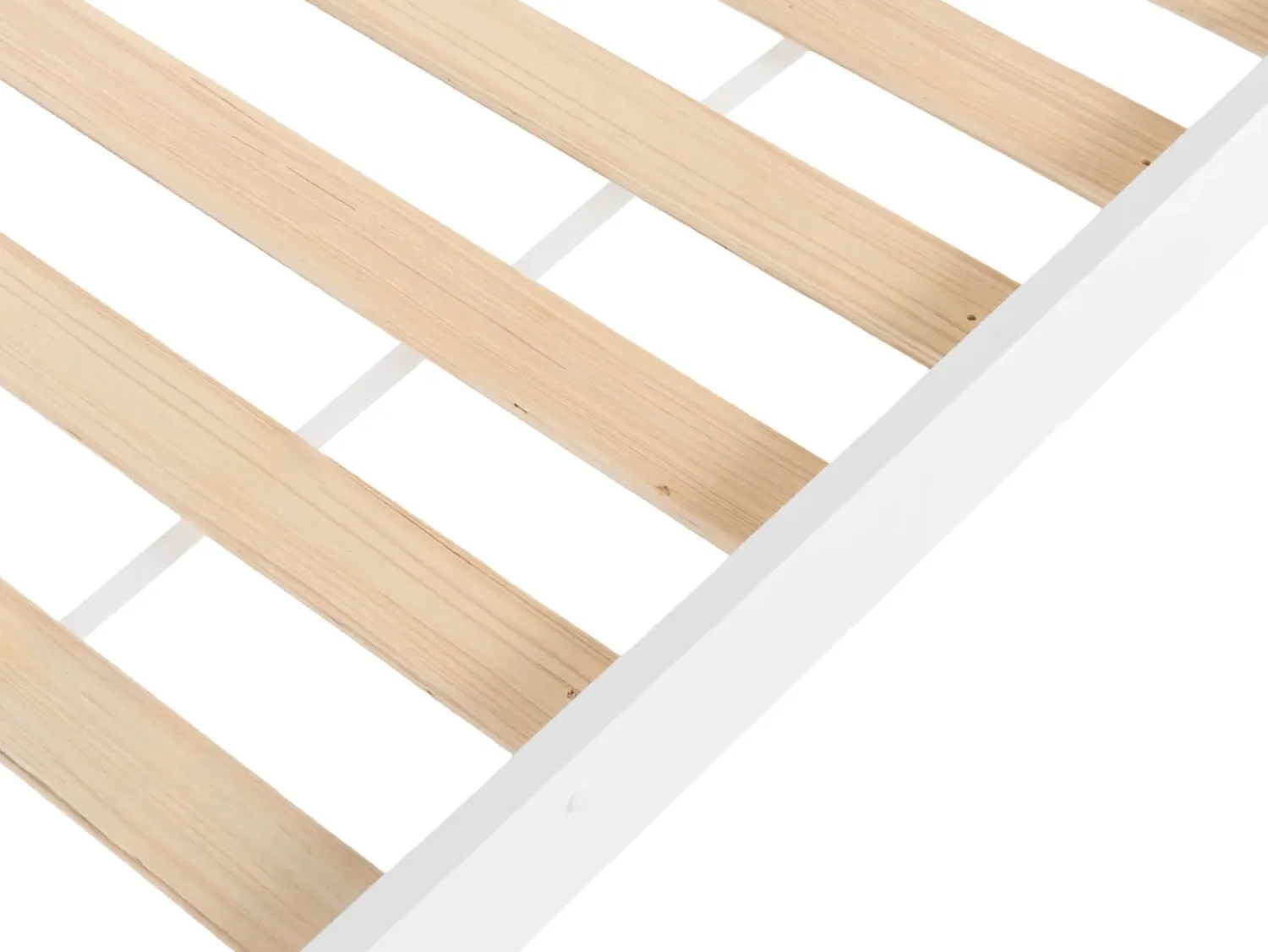 Clearance Beliani Legno di pino ALBON 90 x 200 cm Bianco