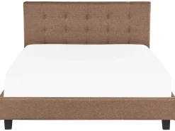 Letto ad acqua Tessuto LA ROCHELLE 180 x 200 cm Marrone