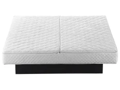 Letto ad acqua Tessuto LA ROCHELLE 180 x 200 cm Marrone