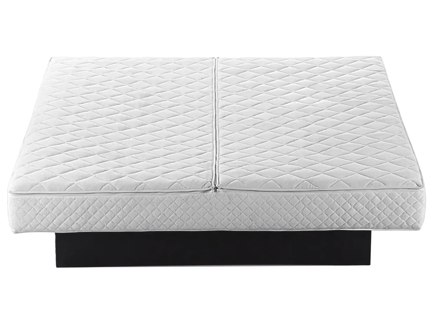 Letto ad acqua Tessuto LA ROCHELLE 180 x 200 cm Marrone