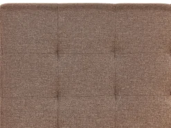 Letto ad acqua Tessuto LA ROCHELLE 180 x 200 cm Marrone