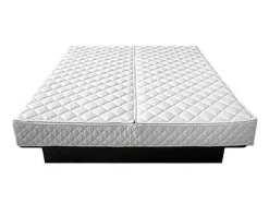 Letto ad acqua Tessuto VAUCLUSE 180 x 200 cm Bianco sporco
