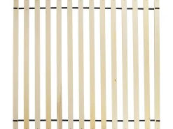 Letto Bouclé MARGUT 160 x 200 cm Bianco
