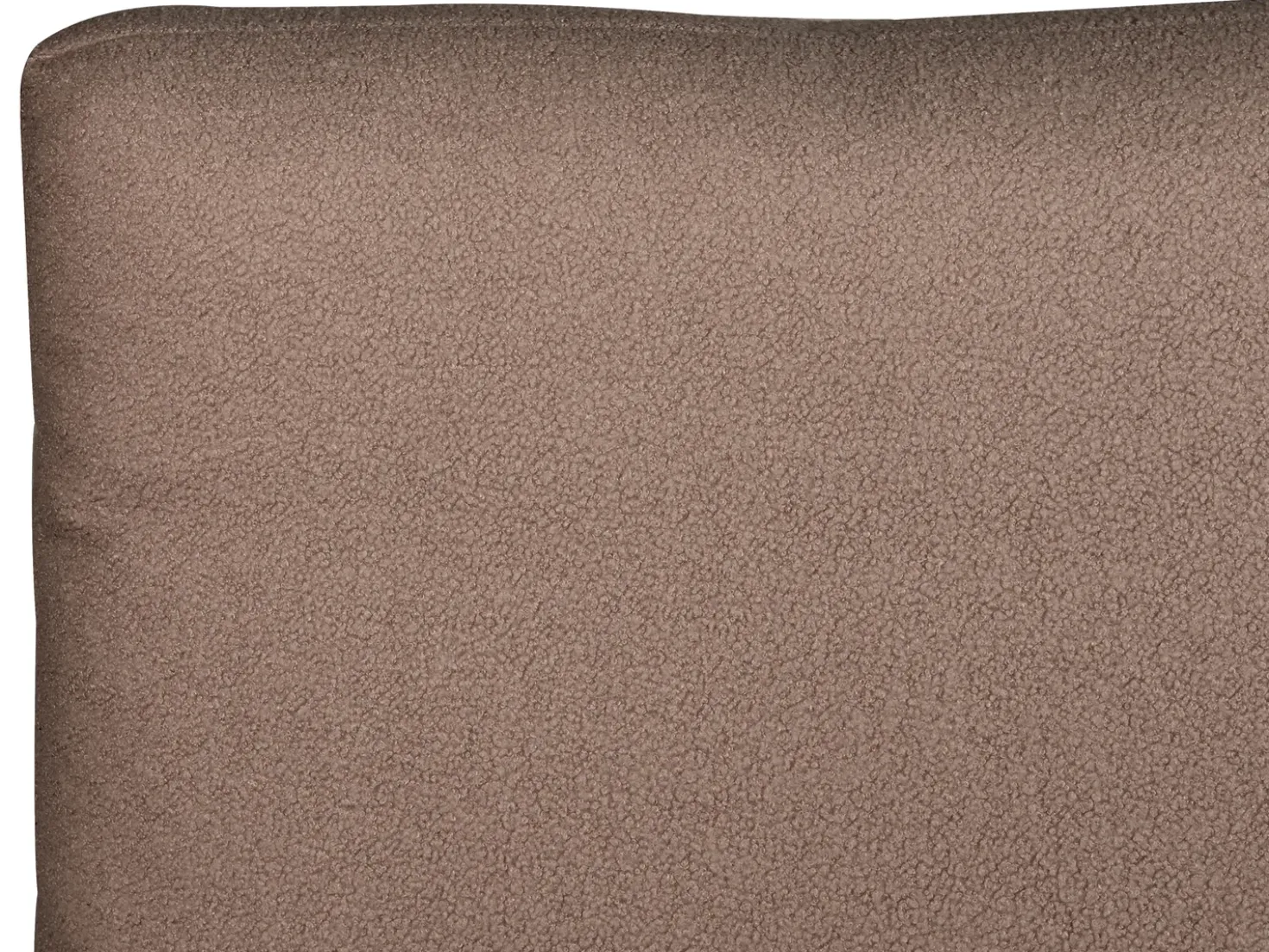 Letto Bouclé MELLE 180 x 200 cm Marrone