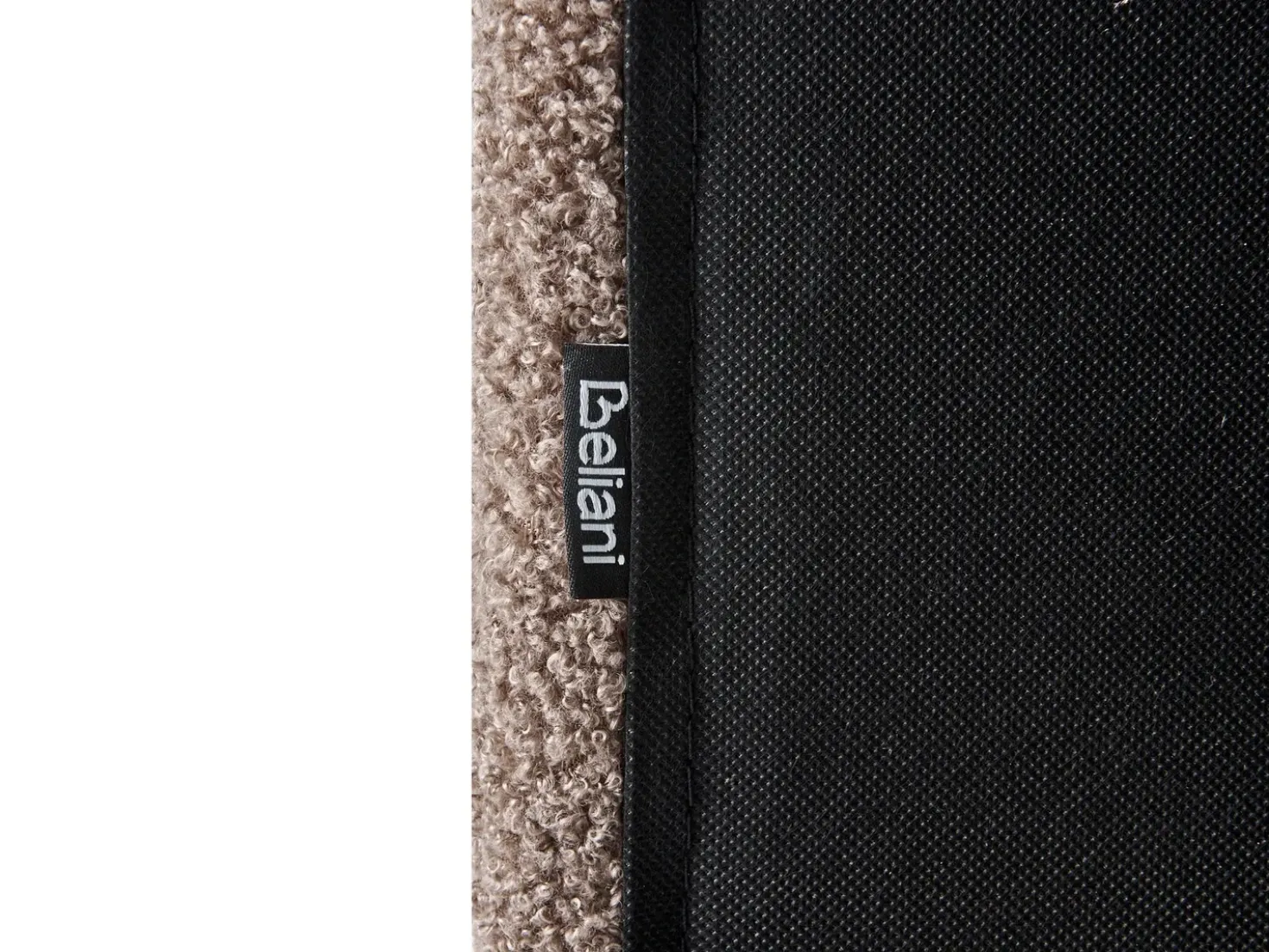 Letto Bouclé MELLE 180 x 200 cm Marrone