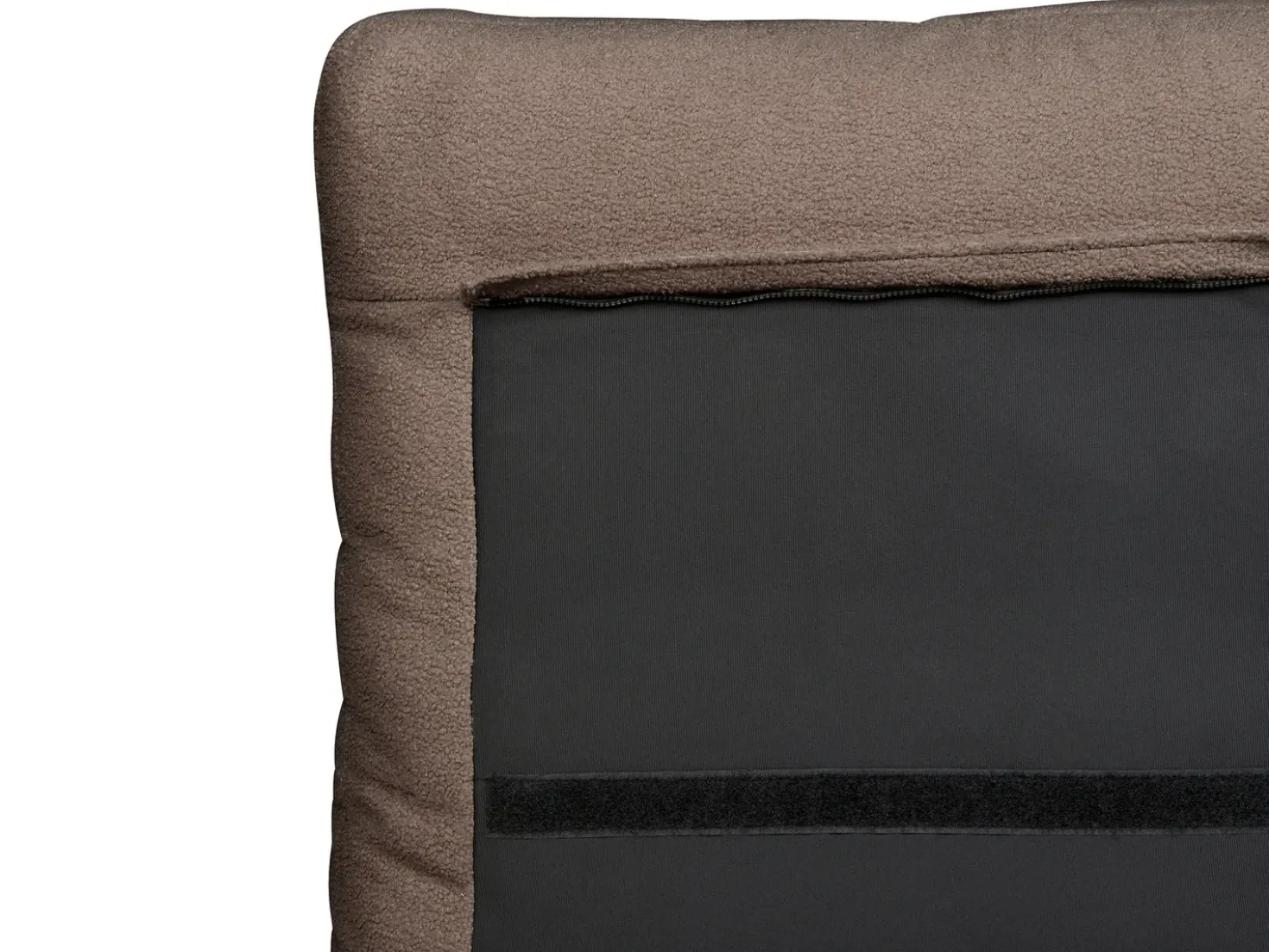 Letto Bouclé MELLE 180 x 200 cm Marrone