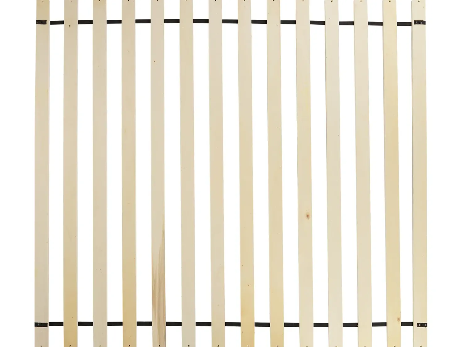 Letto con LED Rattan AURAY 160 x 200 cm Nero