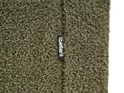 Letto con ottomano senza testata Bouclé DINAN 180 x 200 cm Verde scuro