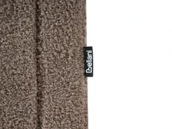 Letto con ottomano senza testata Bouclé DINAN 90 x 200 cm Tortora