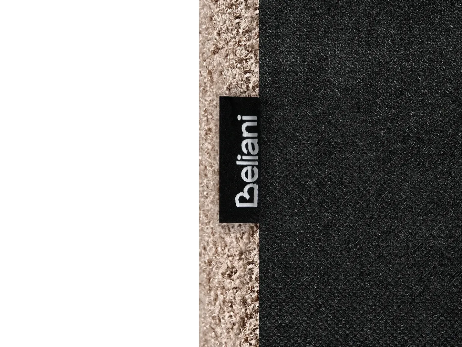 Letto contenitore Bouclé BOUSSE 180 x 200 cm Tortora