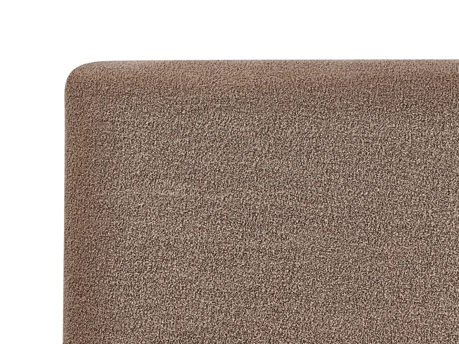 Letto contenitore Bouclé BOUSSE 180 x 200 cm Tortora