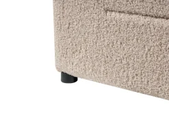 Letto contenitore Bouclé MASSOGNES 140 x 200 cm Beige