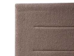 Letto contenitore Bouclé MASSOGNES 160 x 200 cm Tortora