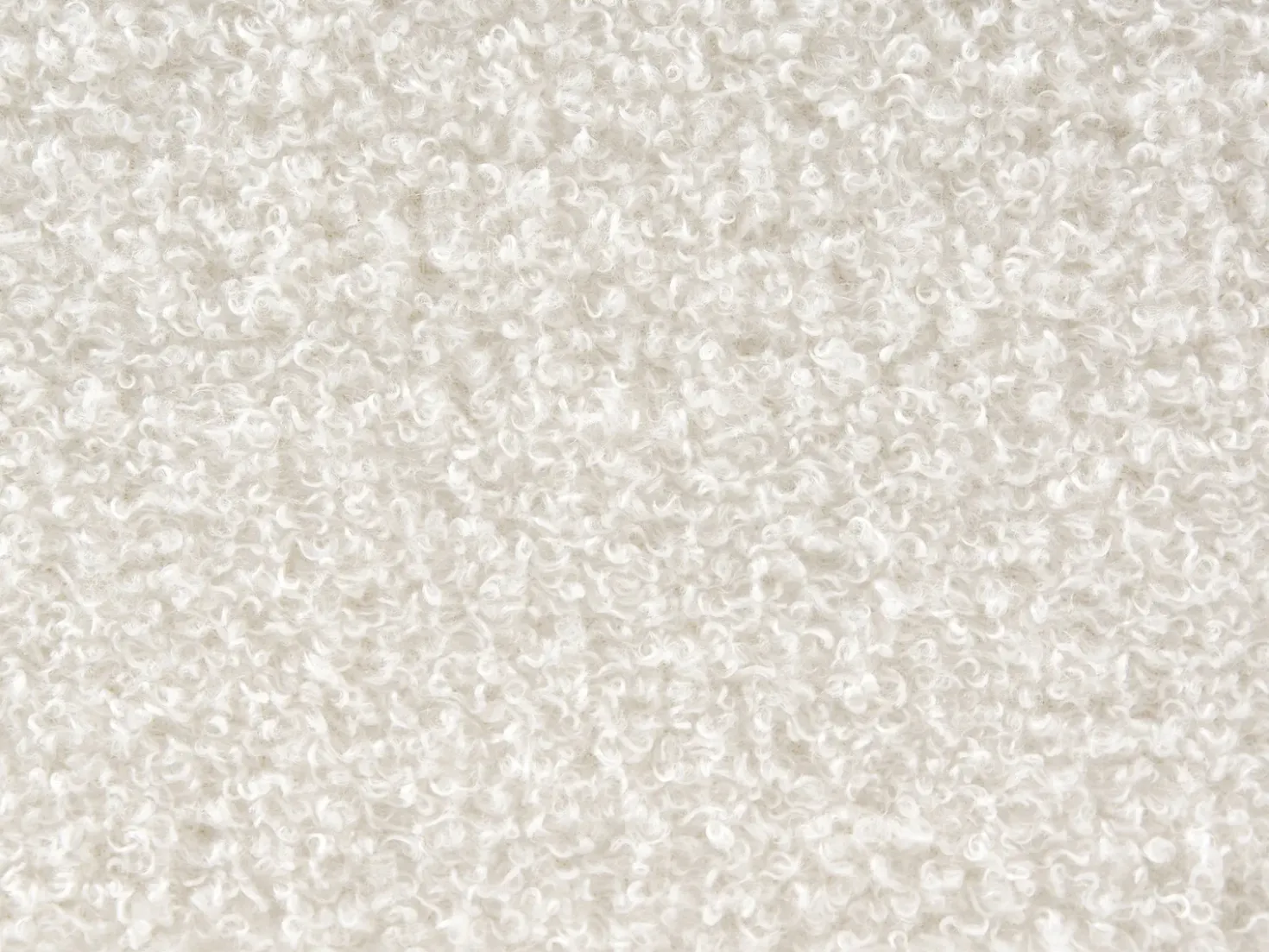 Letto contenitore Bouclé MASSOGNES 180 x 200 cm Bianco sporco