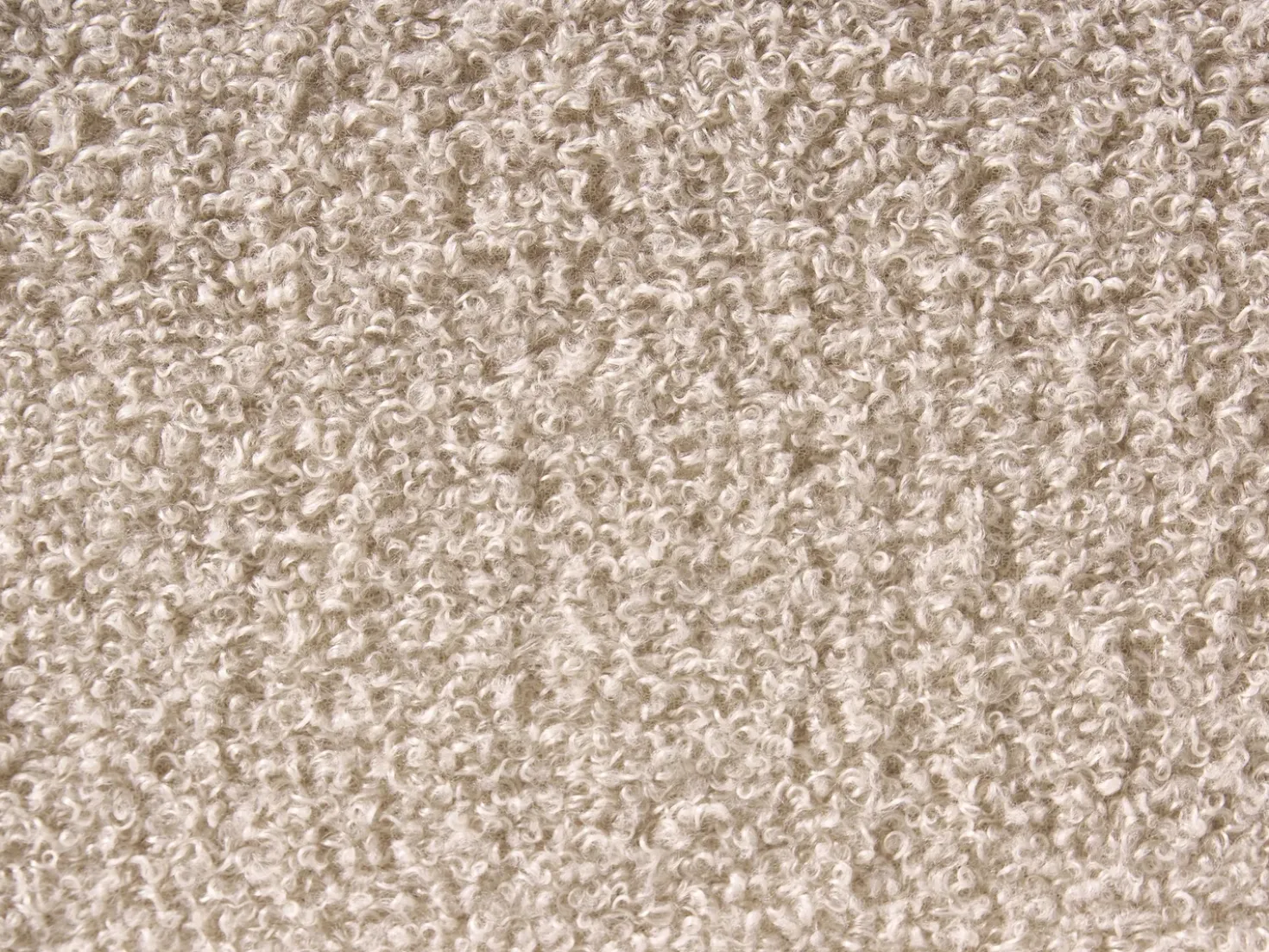 Letto contenitore Bouclé MASSOGNES 180 x 200 cm Beige
