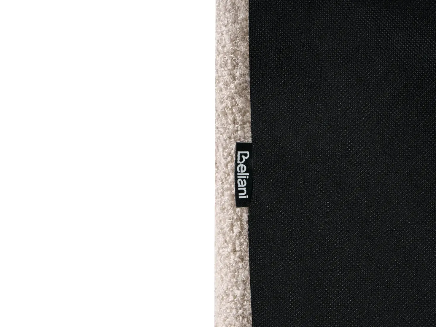 Letto contenitore Bouclé MASSOGNES 180 x 200 cm Beige